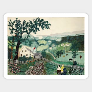 grandma moses Sticker